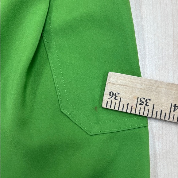 Lauren Ralph Lauren Charmeuse Green Cargo Jogger Draw String Relaxed Pants 14P - Picture 11 of 12